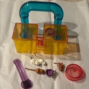 Vintage Littlest Pet Shop Jogging Gerbils -Complete Set- VGC